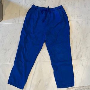 Zara linen drawstring pants